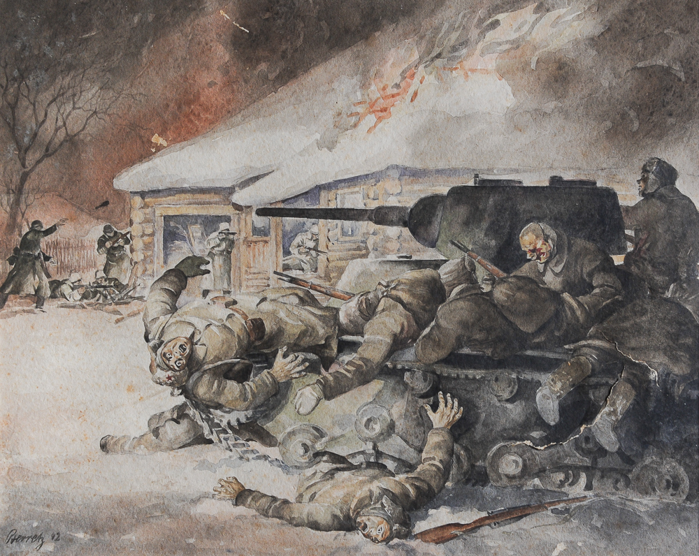 berretz watercolors german wwii art 7 the florence county museum