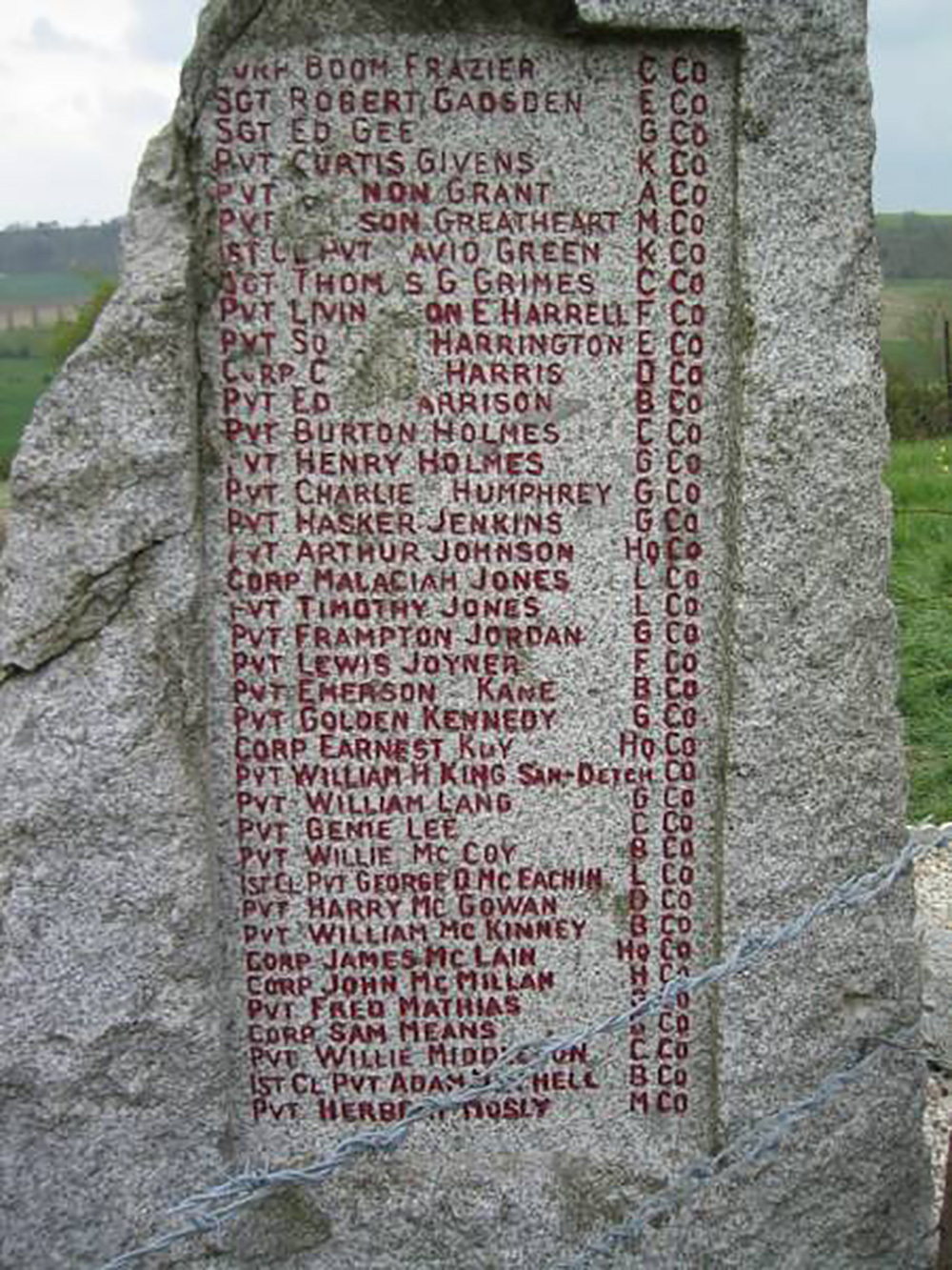 Battlefield monumnet near Ardeuil and Séchault, France