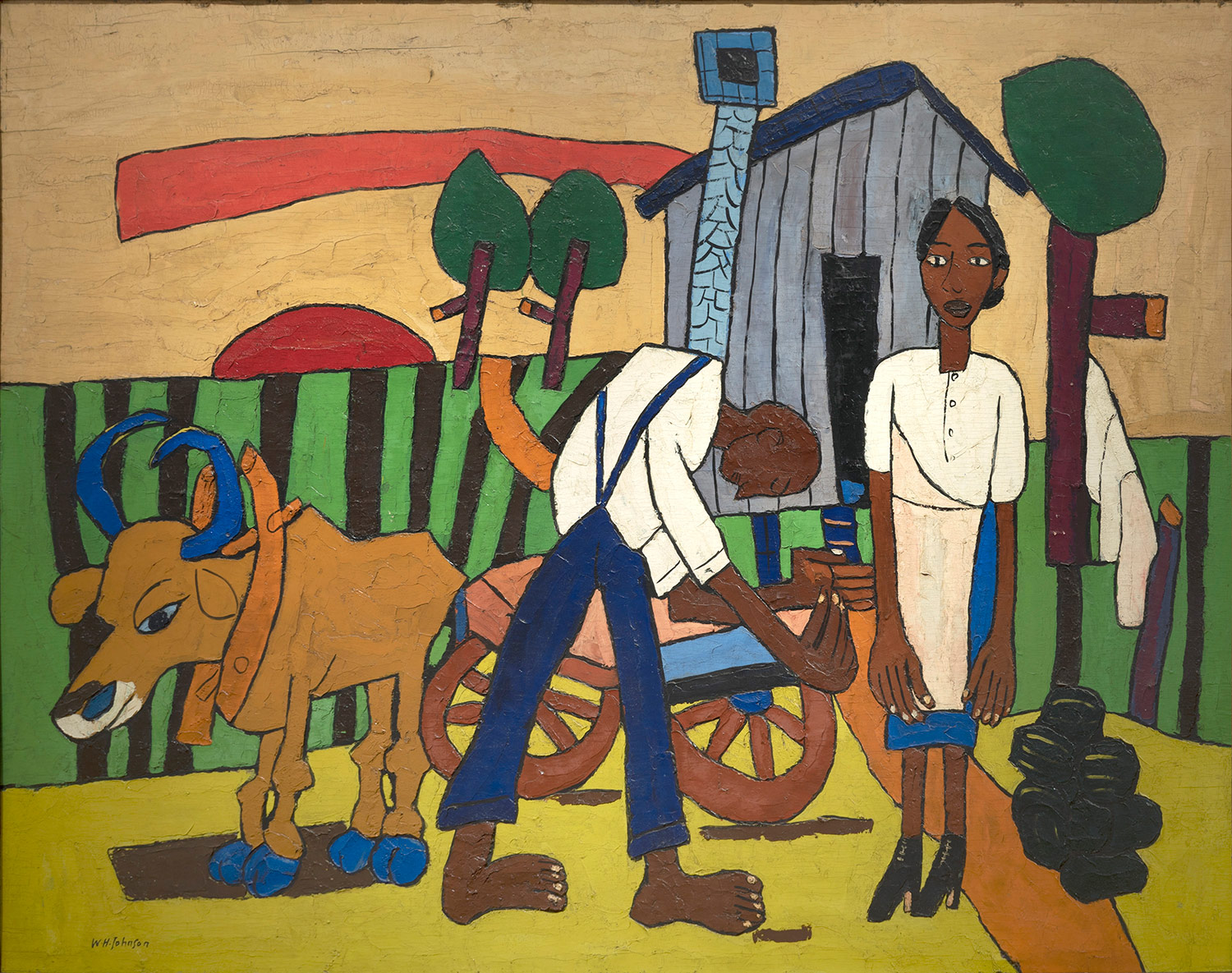 Up with the Sun by William Henry Johnson
