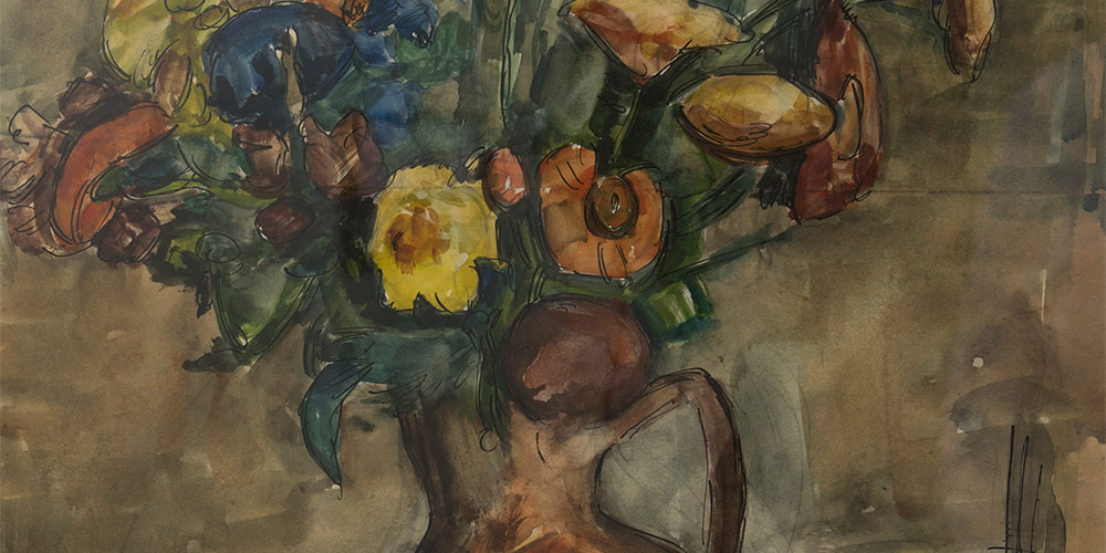 Untitled, Still Life with Flowers by William Henry Johnson