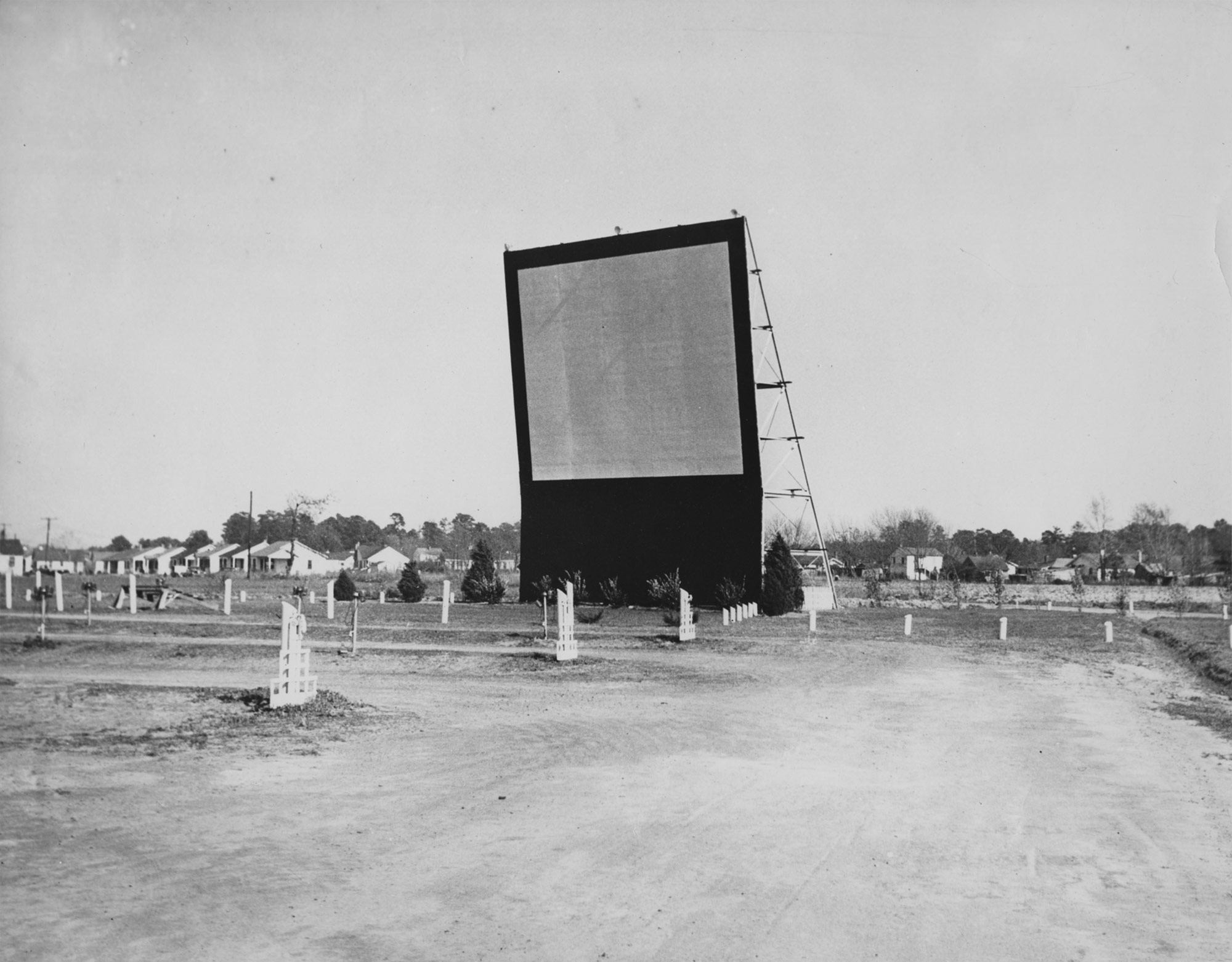 Circle Drive-In movie screen