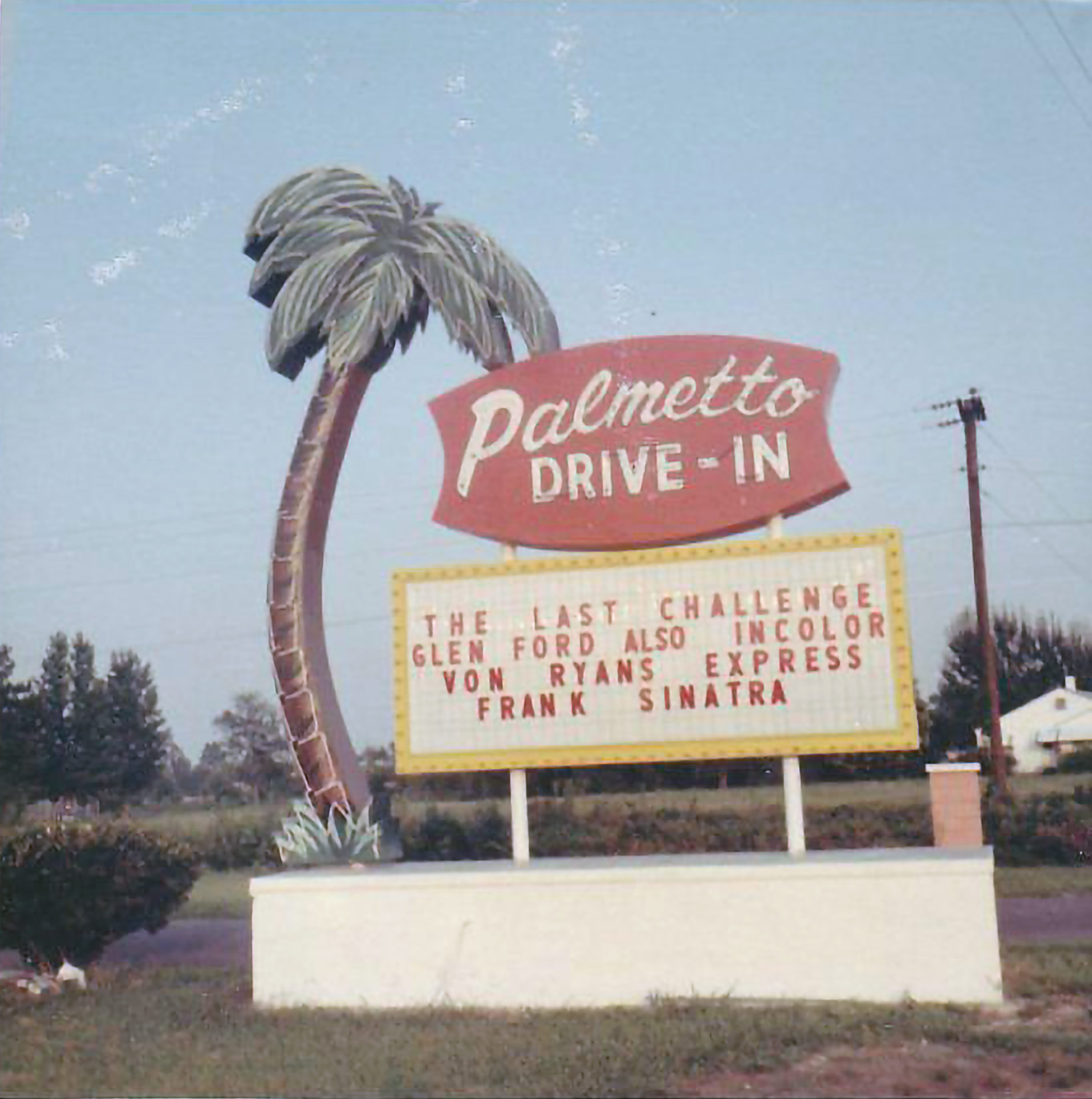 Palmetto Drive-In sign