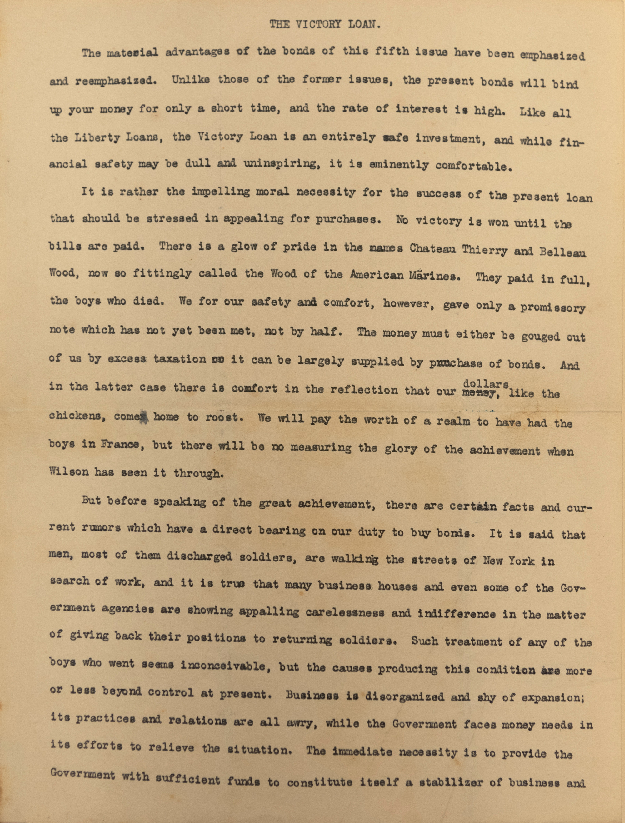 The Victory Loan - Jane Evans page 1
