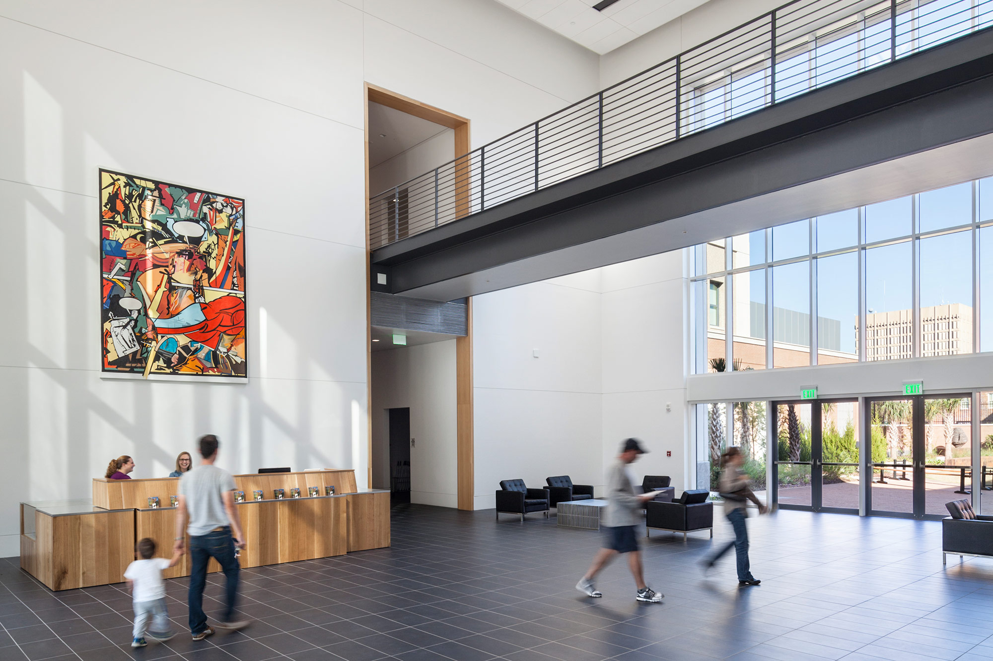 Museum lobby
