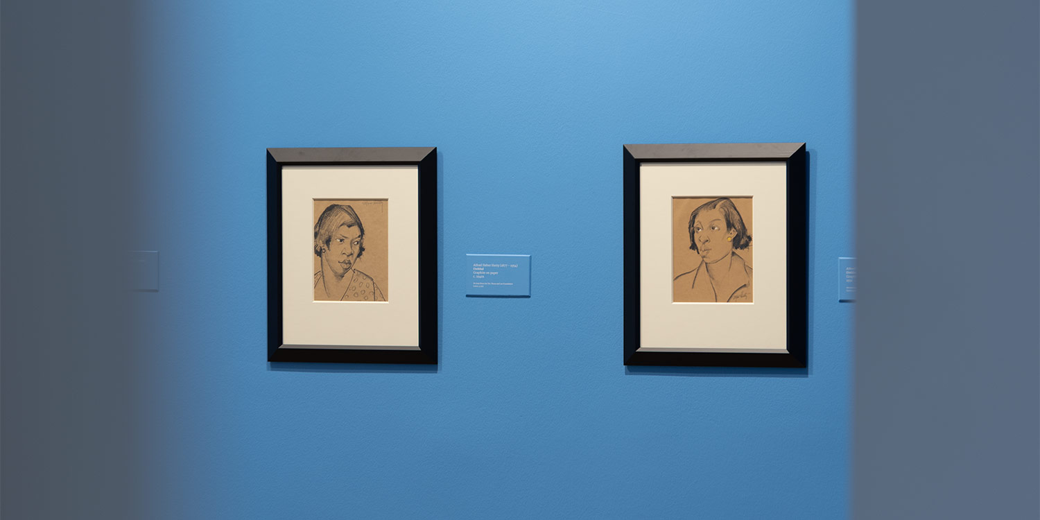 The Three-Quarter Portrait exhibit