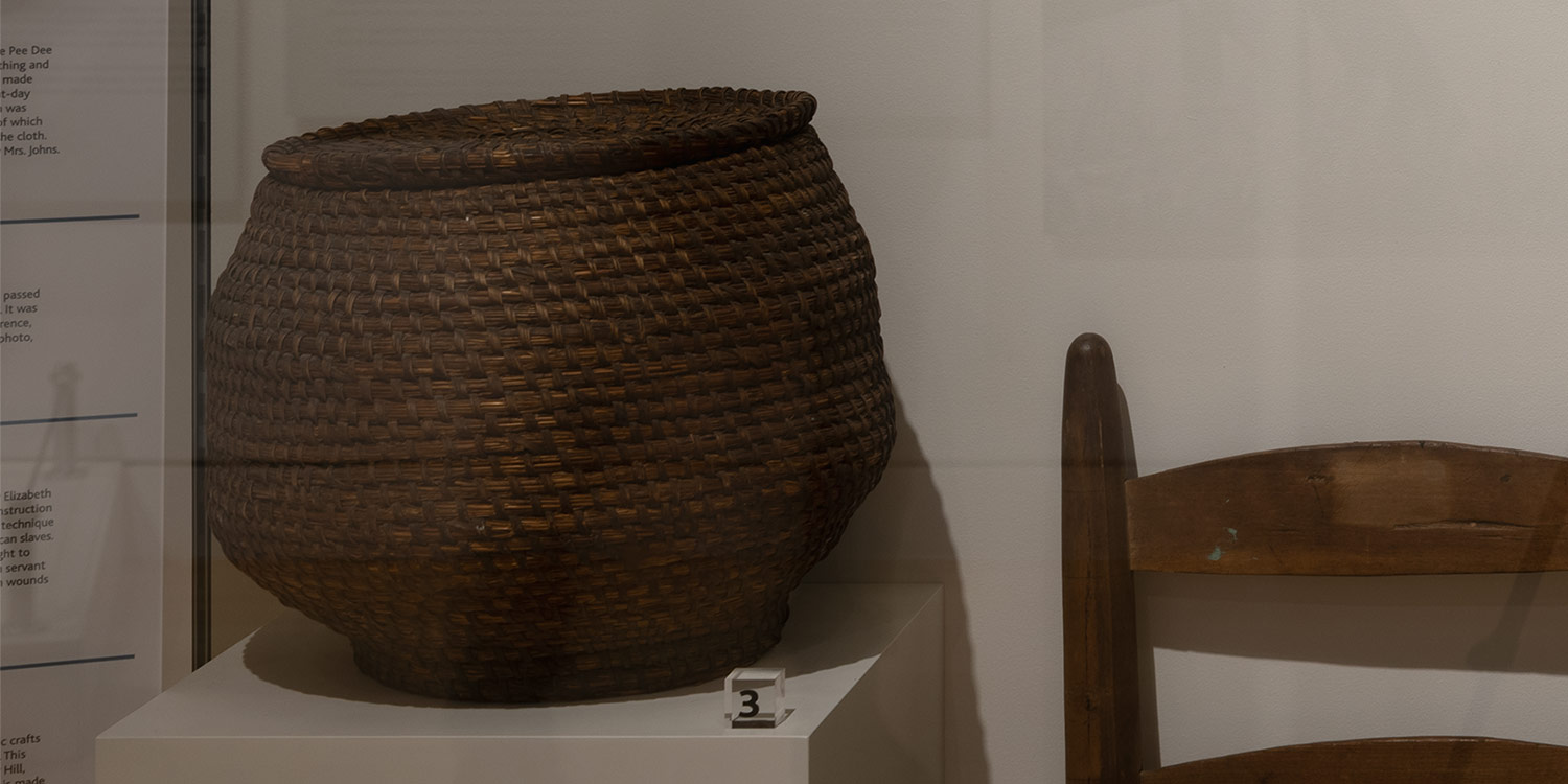 Pee Dee History Gallery Rivergrass Basket